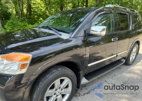 2012 Nissan Armada Sv из США, поврежденный, VIN 5N1AA0NC4CN611169